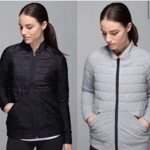 Lululemon The Bomb Bomber Jacket -Reversible- size 6